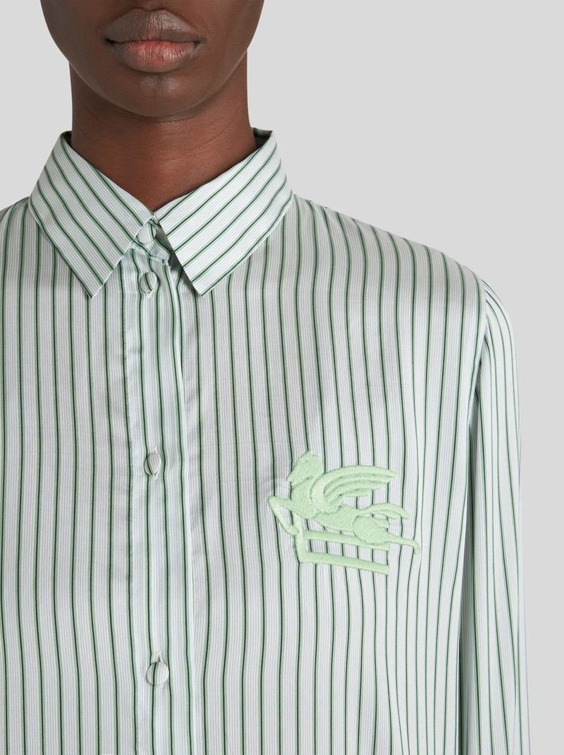STRIPED SHIRT WITH LOGO 3