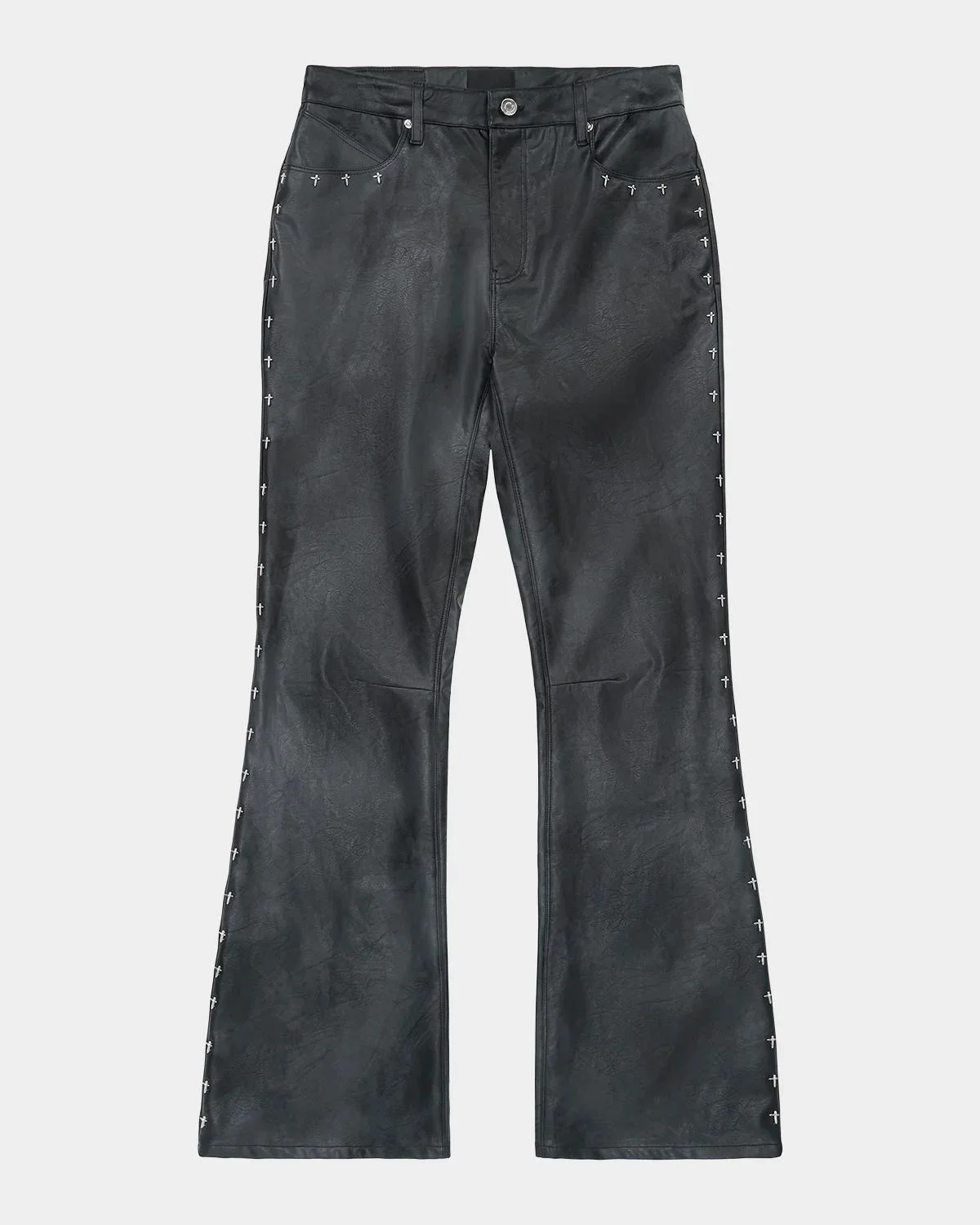 Men's Mael Slim Flare Black-Wash Jeans - 1