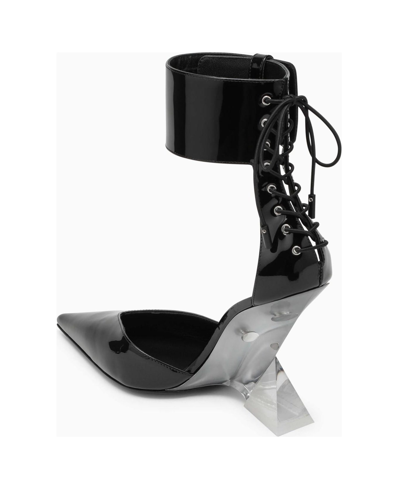 Black Pump Morgan With Ankle Strap - 4