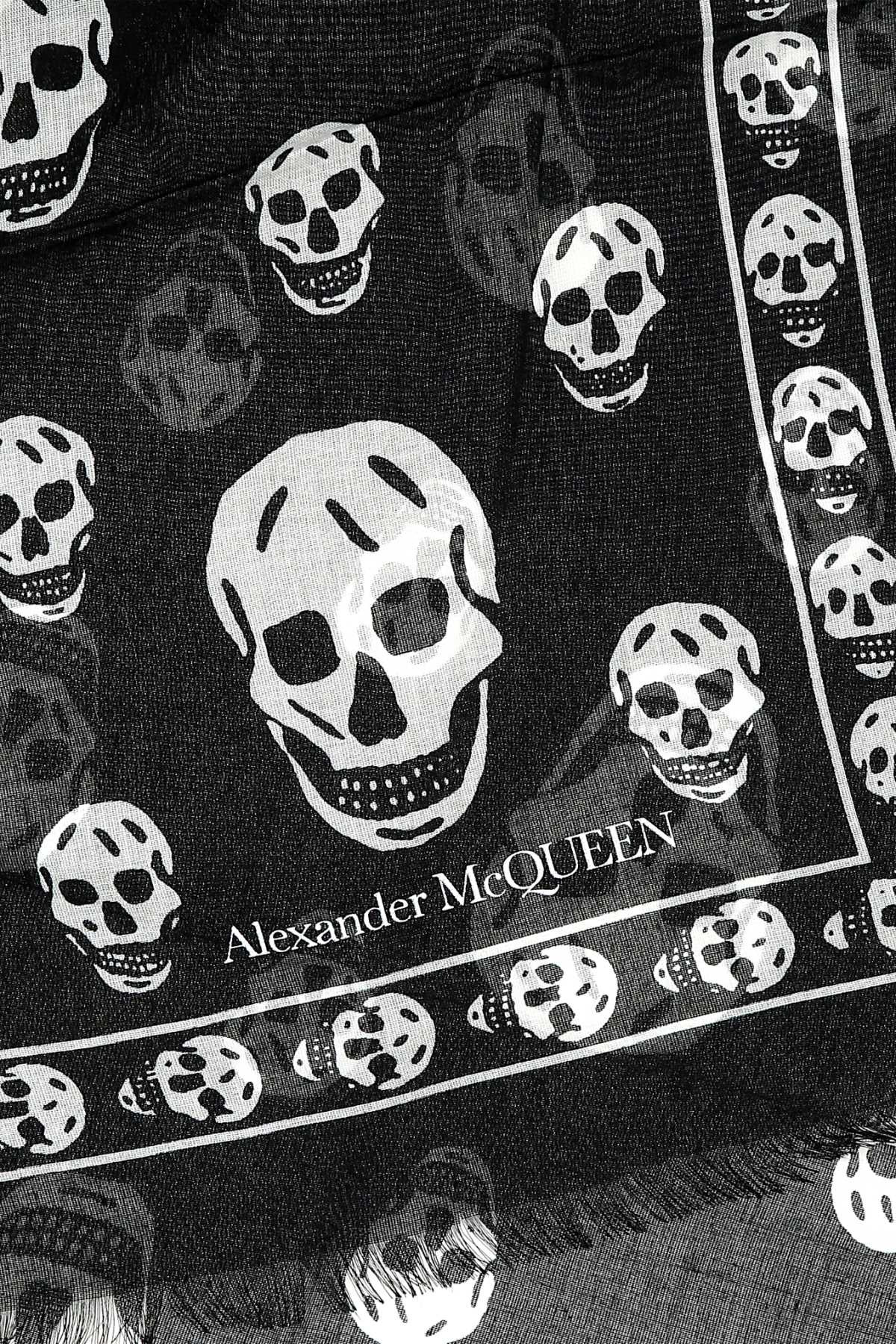 Alexander Mcqueen Women Printed Chiffon Foulard - 2