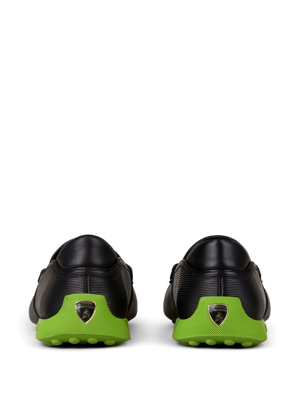 Automobili Lamborghini slip-on leather driving shoes - 3