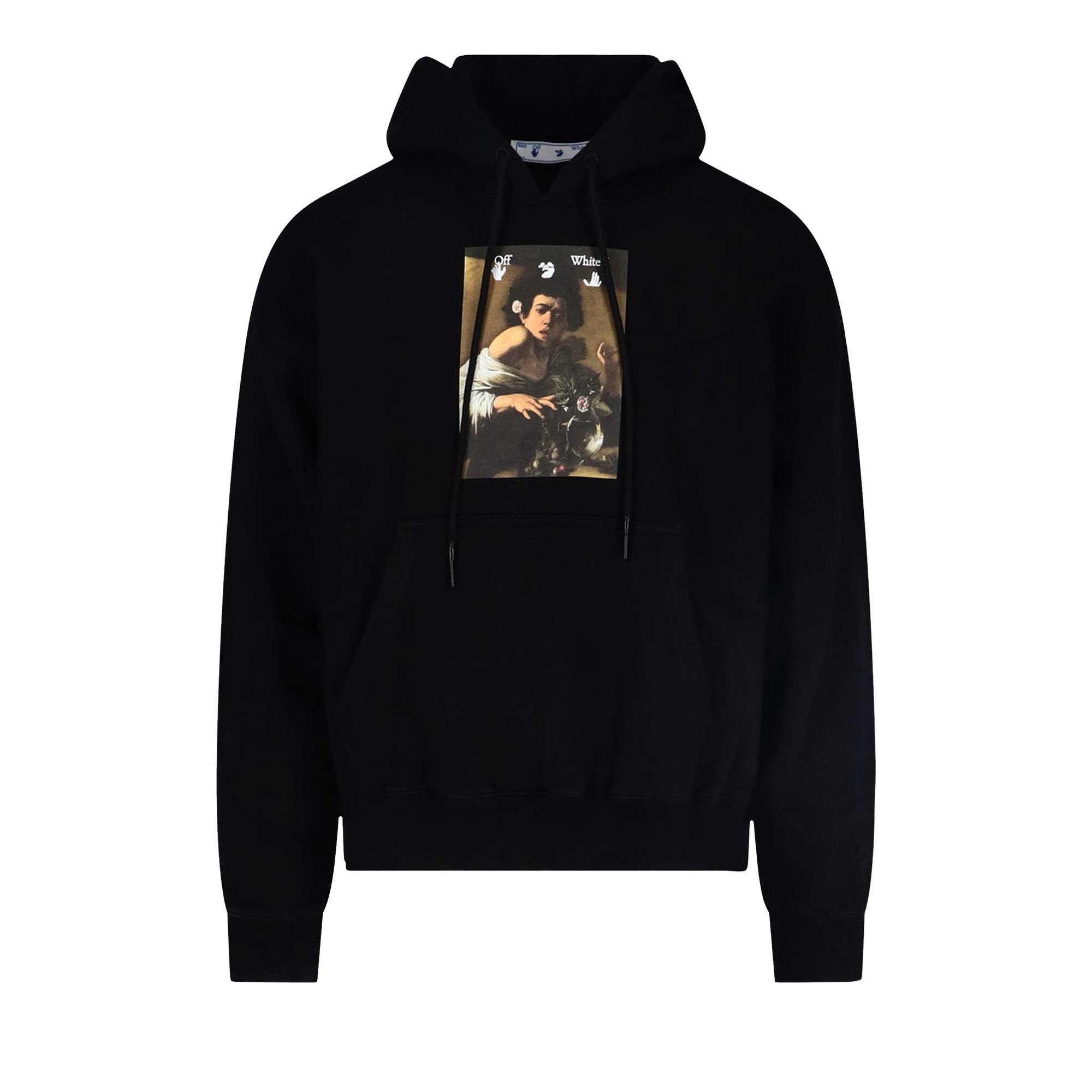 Off-White Caravaggio Boy Skate Hoodie 'Black/Multicolor' - 1