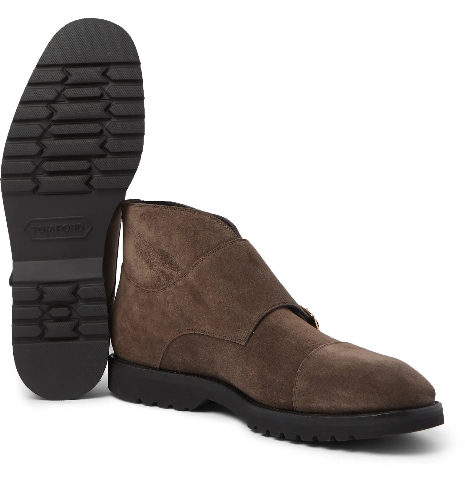 Kensington Suede Monk-Strap Boots - 3