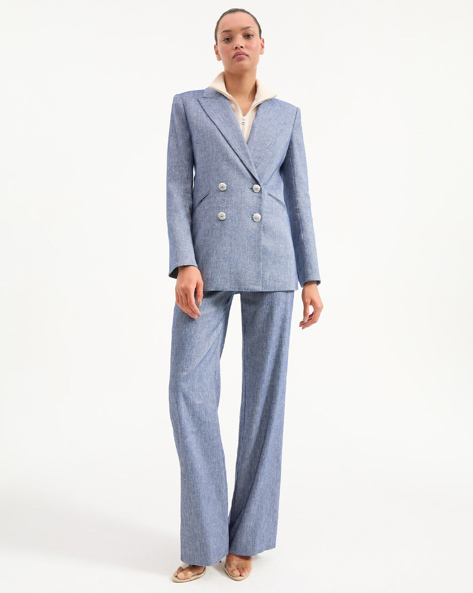 DALE LINEN DICKEY JACKET - 7