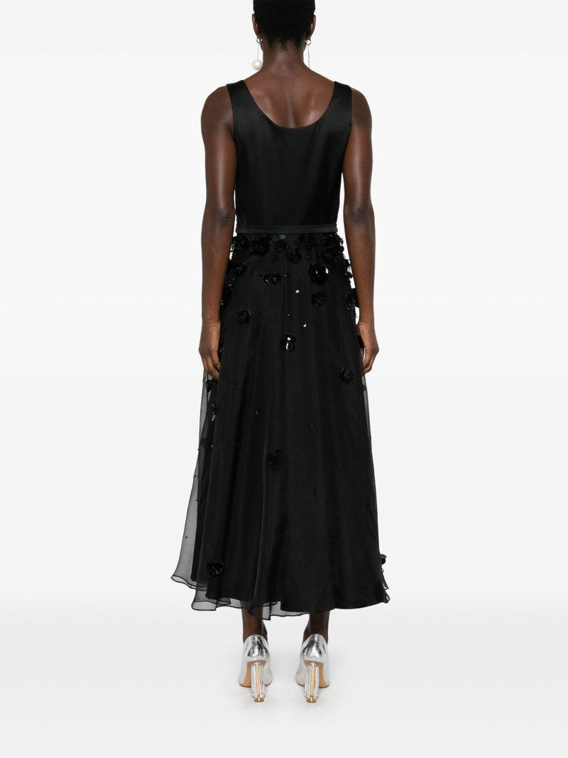 embroidered A-line maxi dress 4