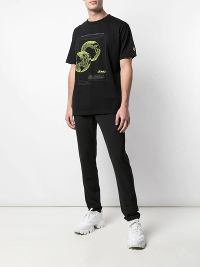 Marcelo Burlon County Of Milan globe-print boxy T-shirt outlook