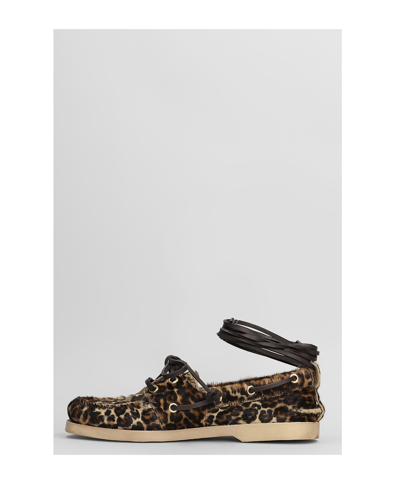 Boat Loafers In Animalier Pony Skin - 3
