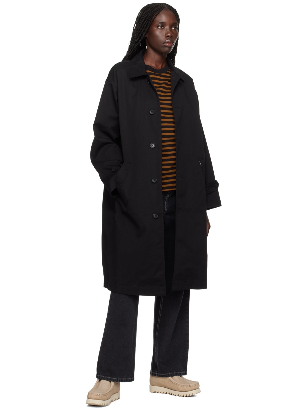 Black Newhaven Coat - 4