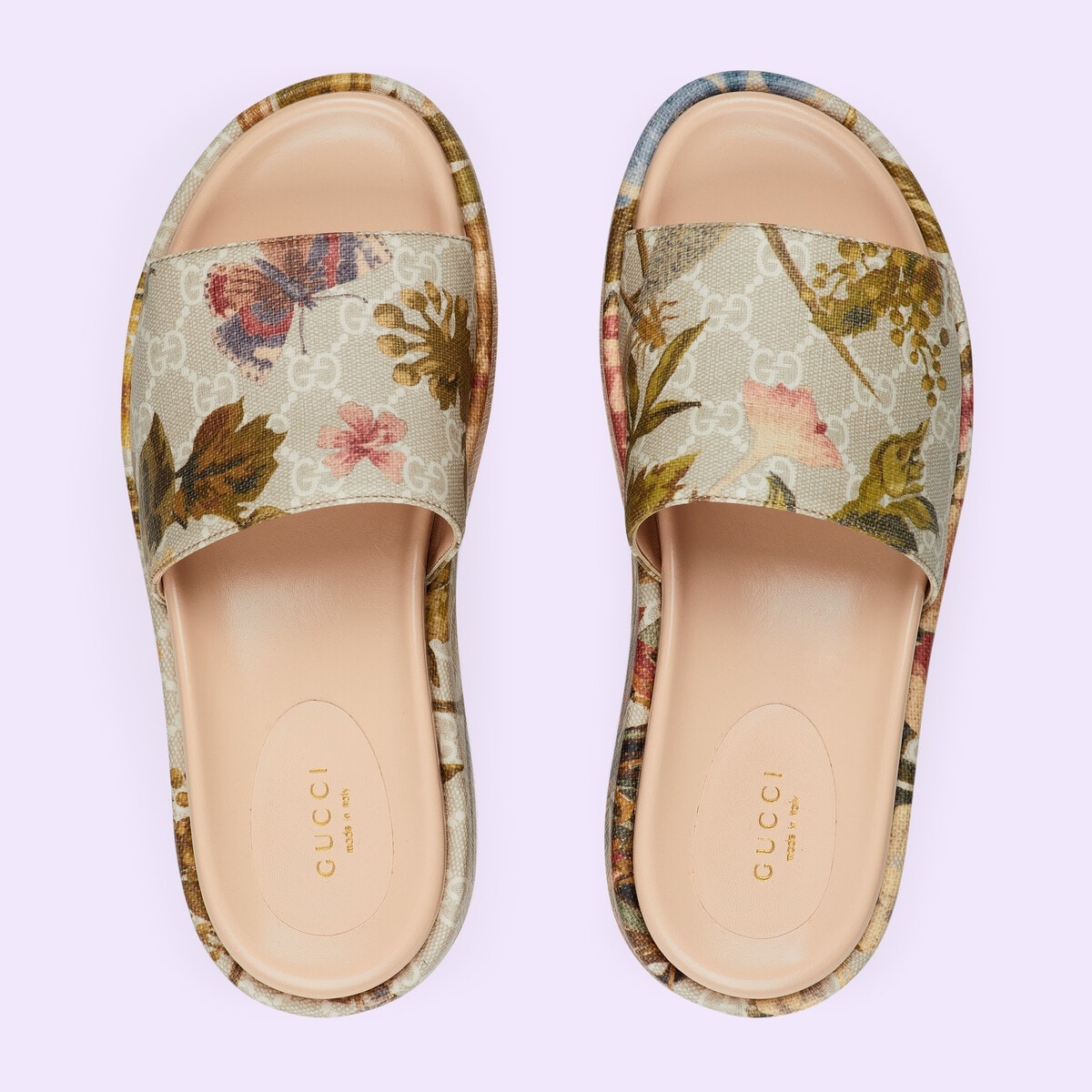 Women's GG Flora slide sandal - 5