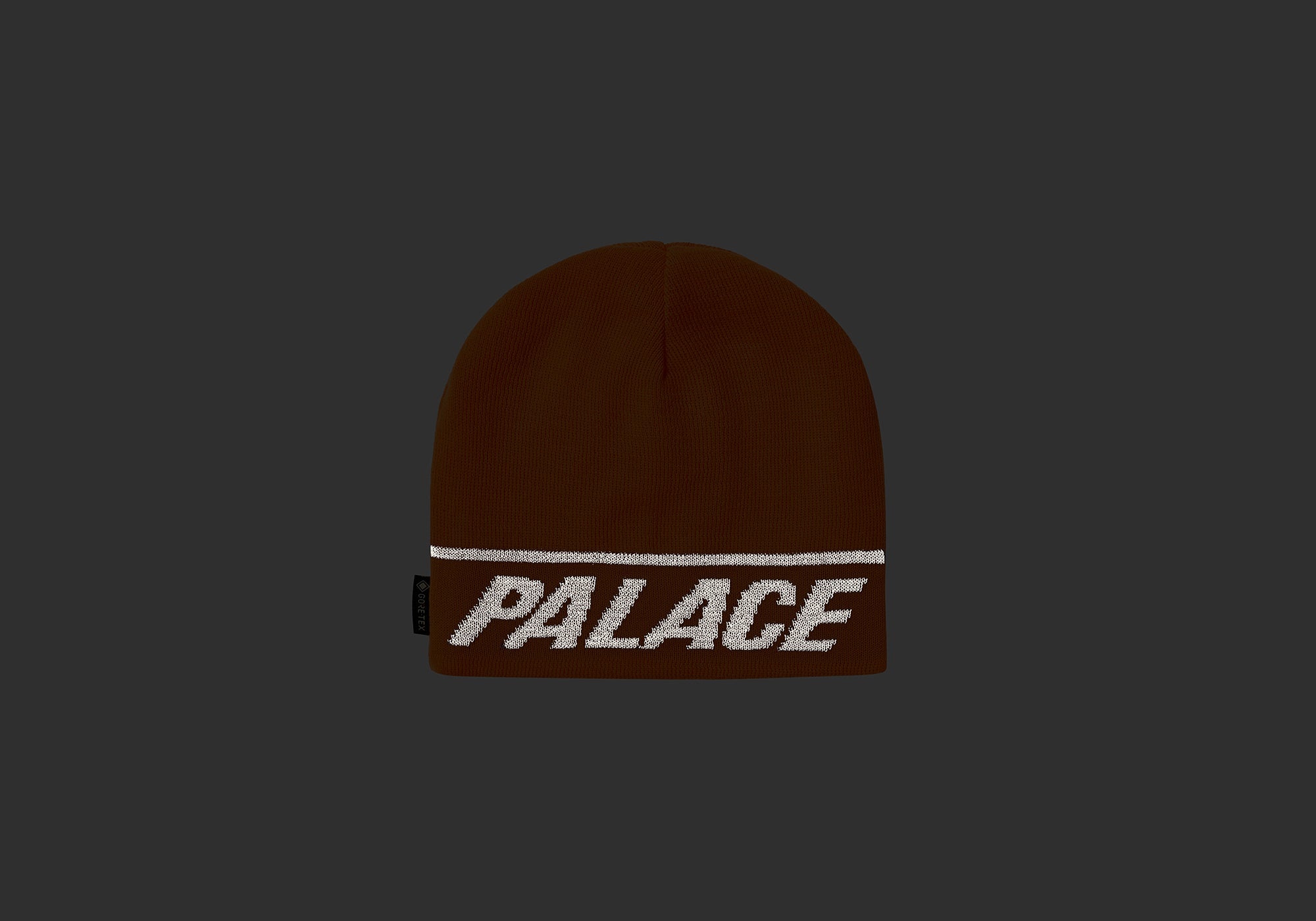 PALACE GORE-TEX NEIN CUFF BEANIE TIGER ORANGE | REVERSIBLE