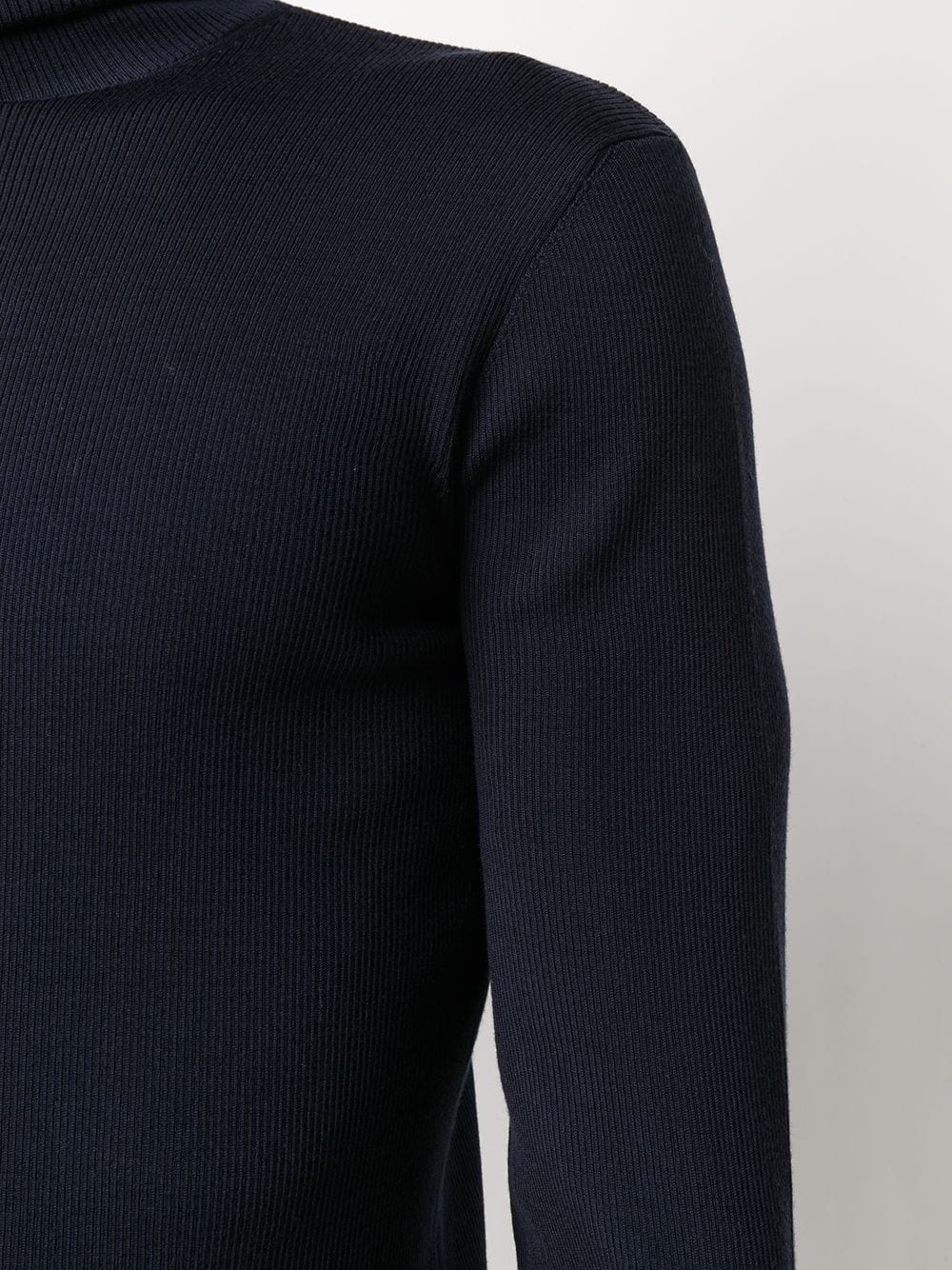 fitted roll neck jumper - 5