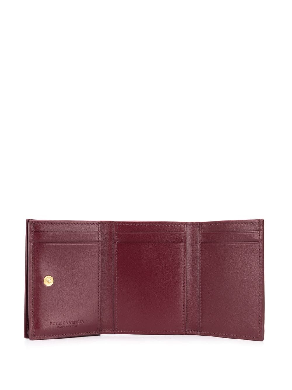 intrecciato tri-fold wallet - 3