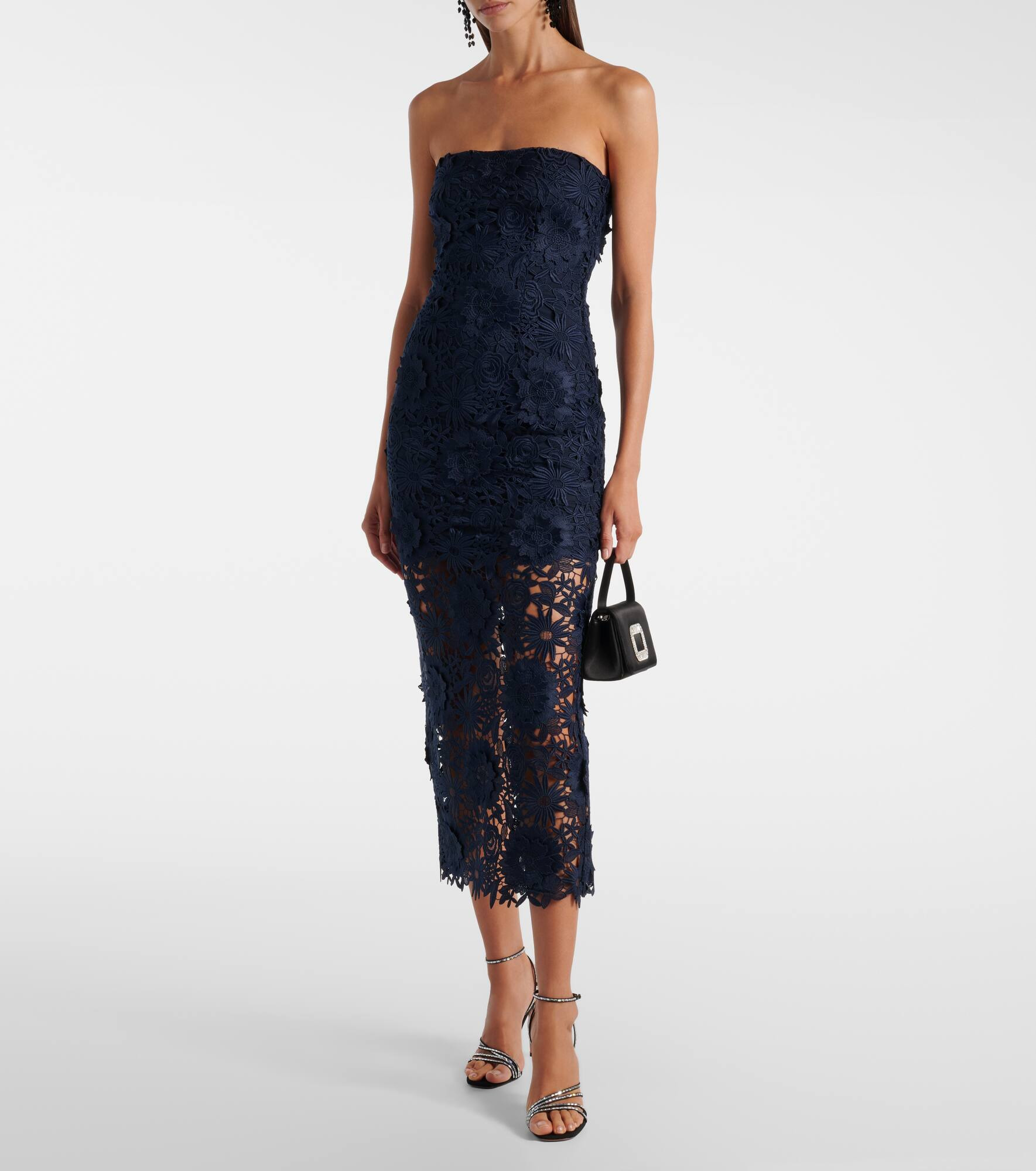Lace midi dress - 2