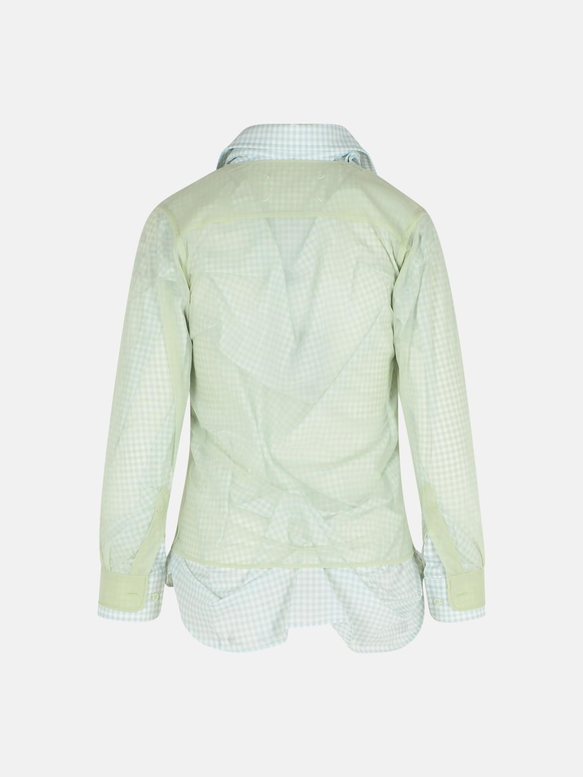 GREEN COTTON SHIRT - 3