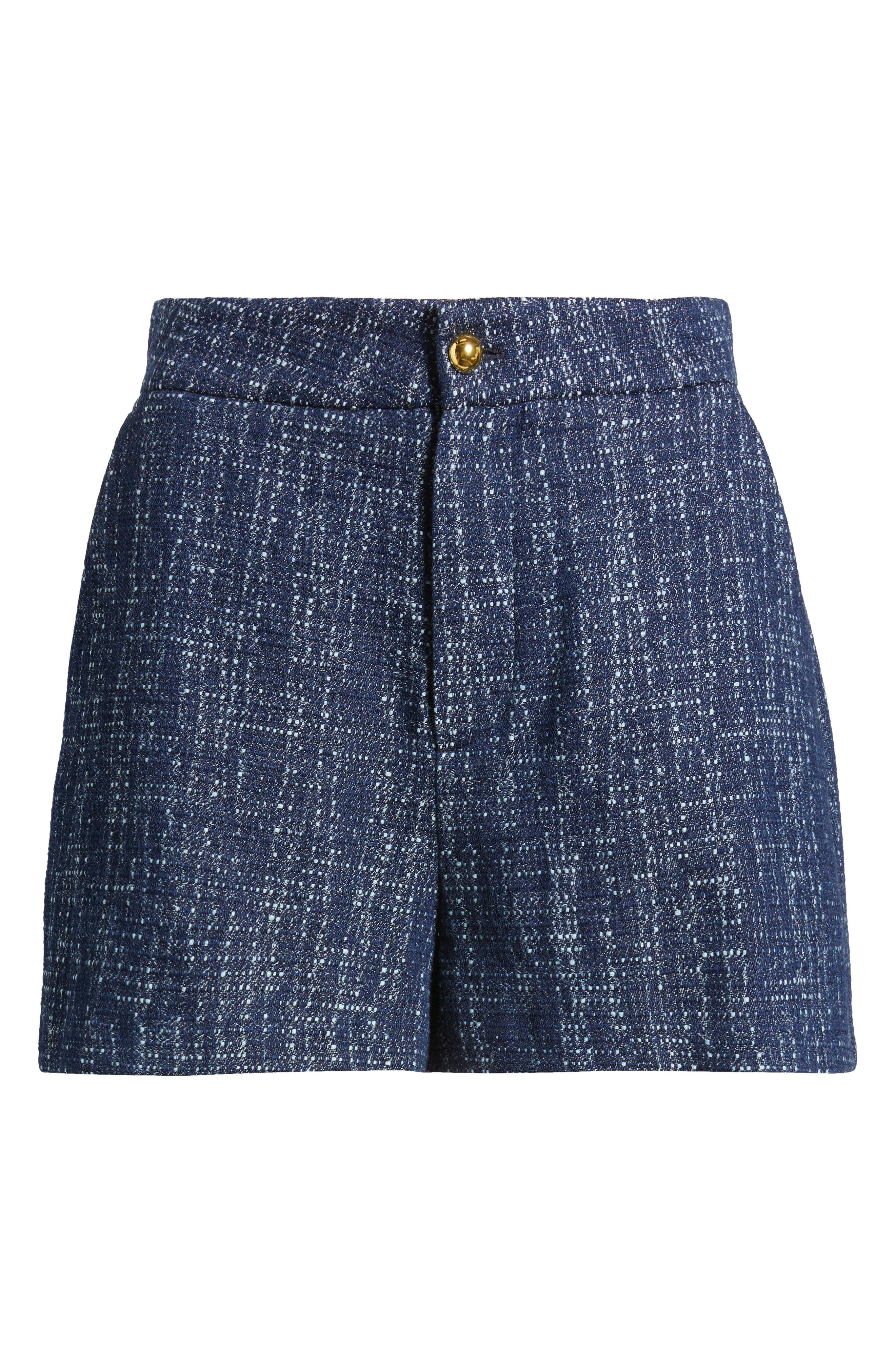 FRAME The Tweed Cotton Shorts in Indigo at Nordstrom - 5