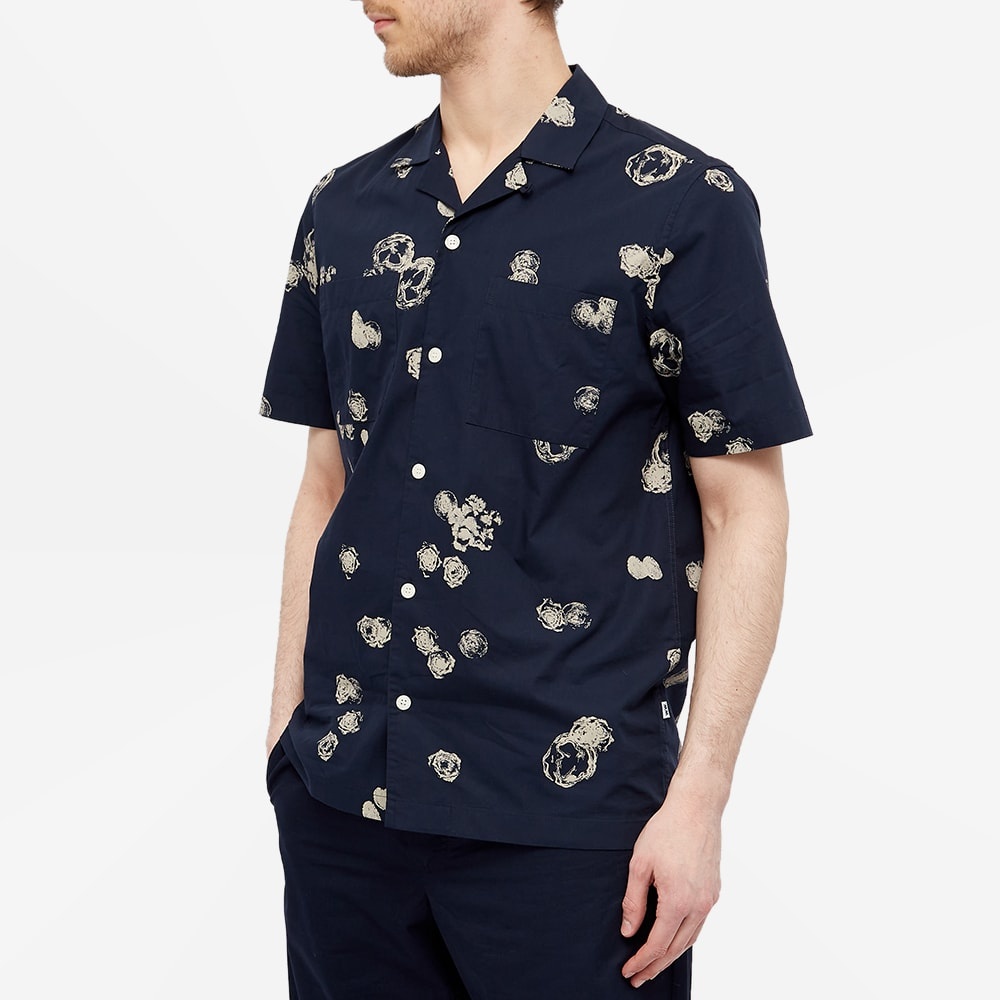 Wood Wood Brandon All Over Print Poplin Vacation Shirt - 4