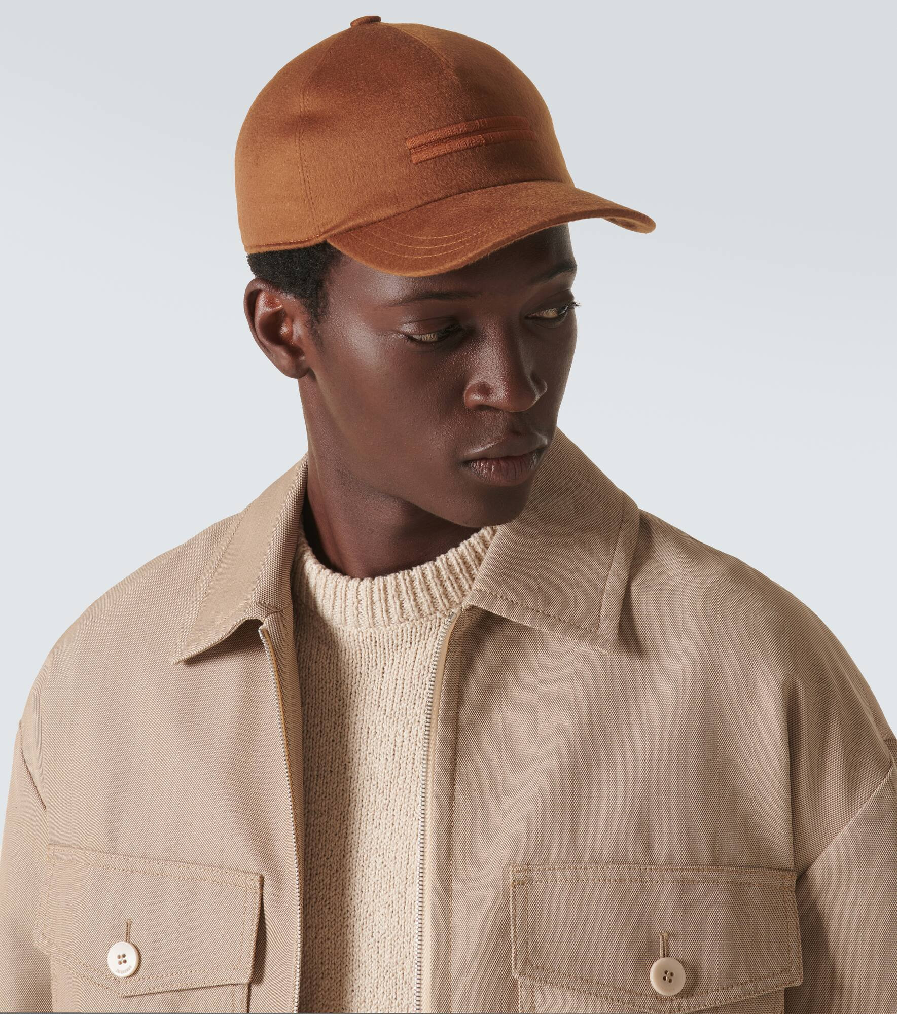Cashmere baseball cap - 3