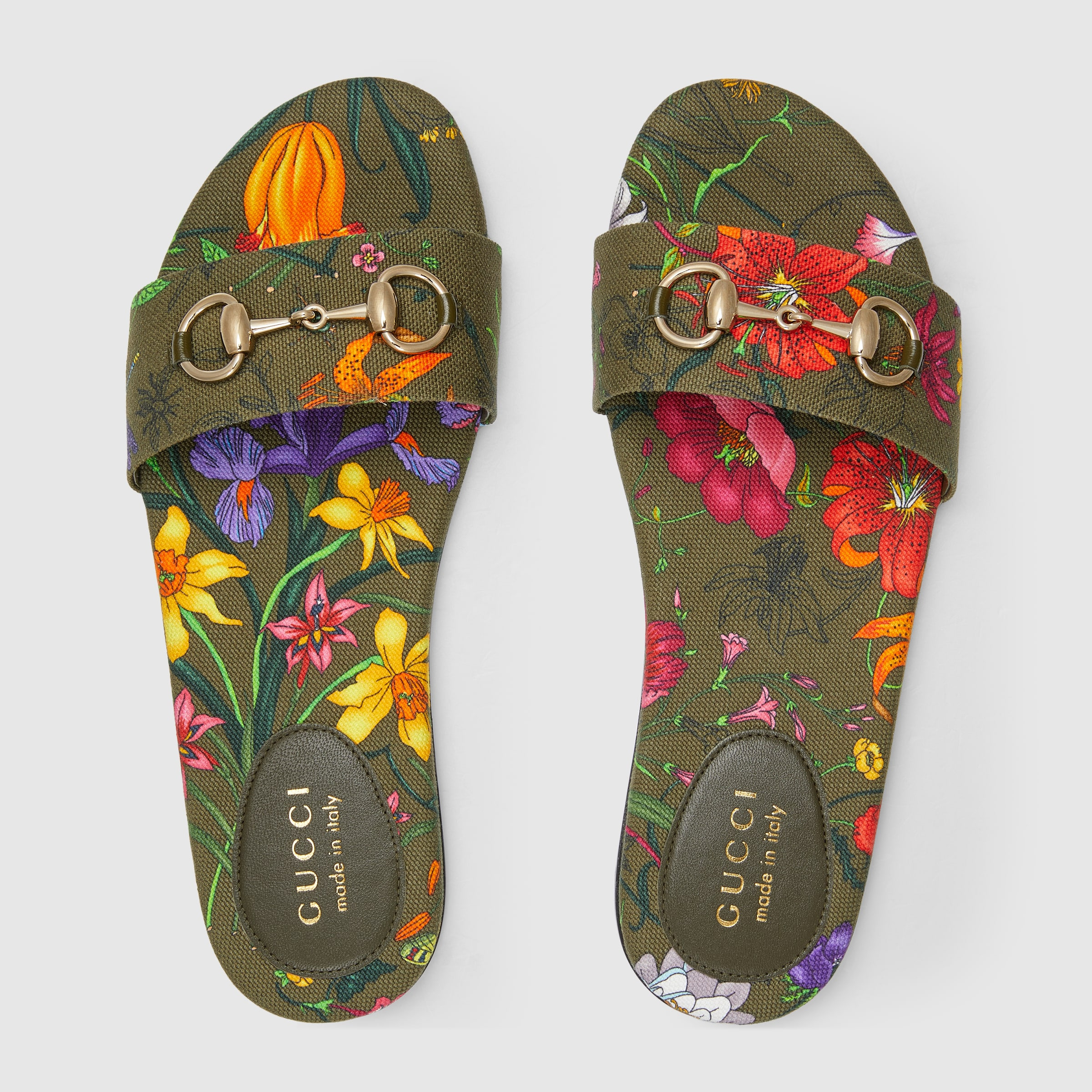 Women's slide sandal with Horsebit - 6