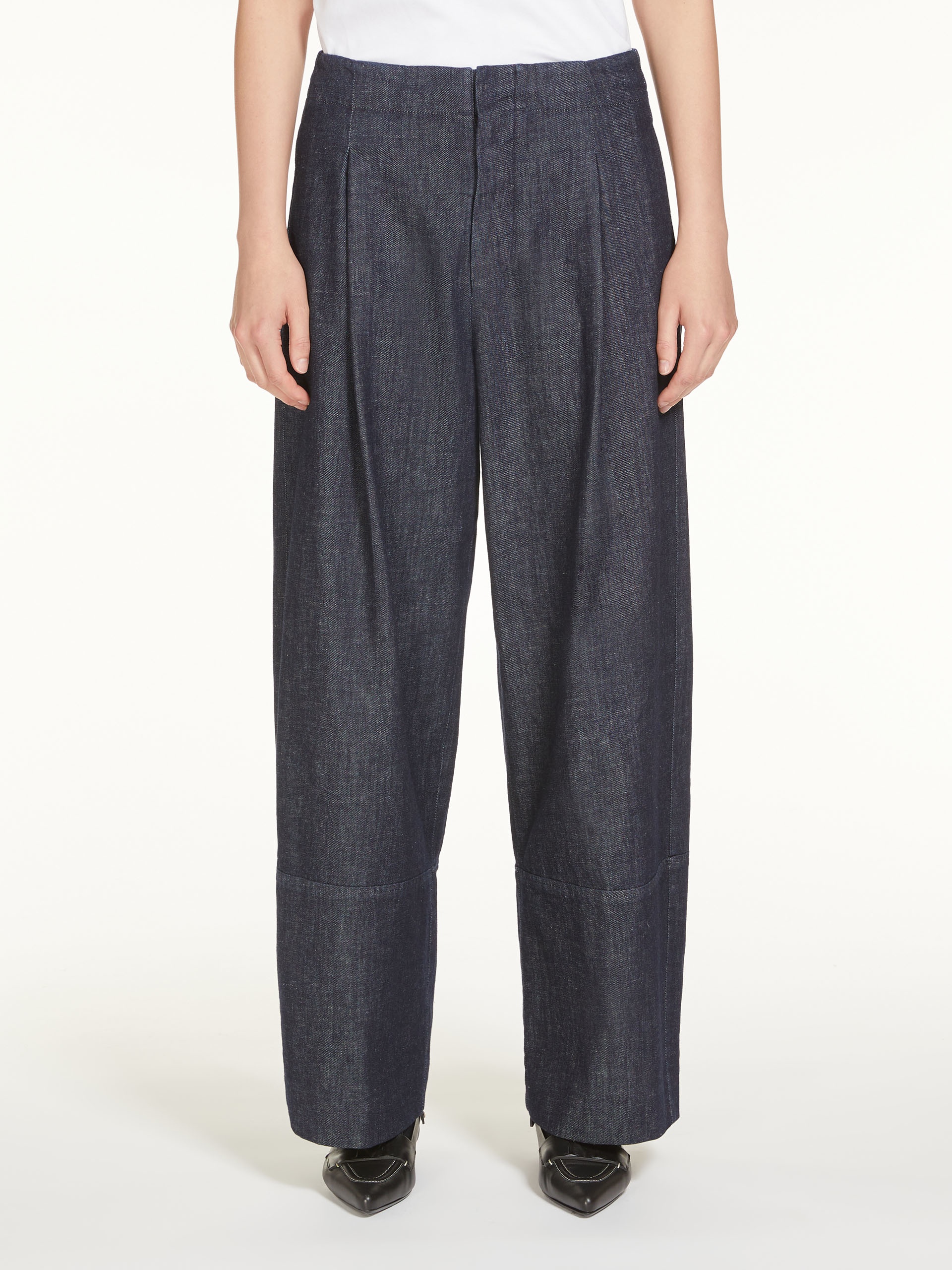 SAMANTHA Barrel-leg denim trousers - 3