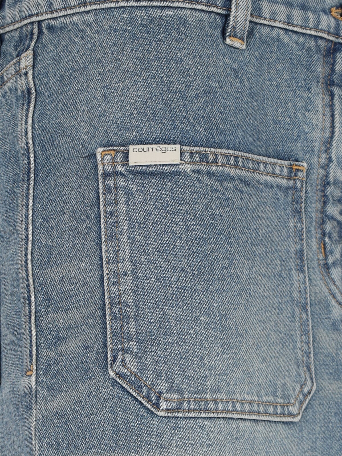 DENIM MIDI SKIRT - 4