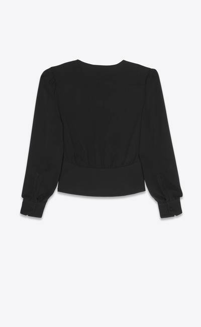 SAINT LAURENT blouse in crepe viscose outlook