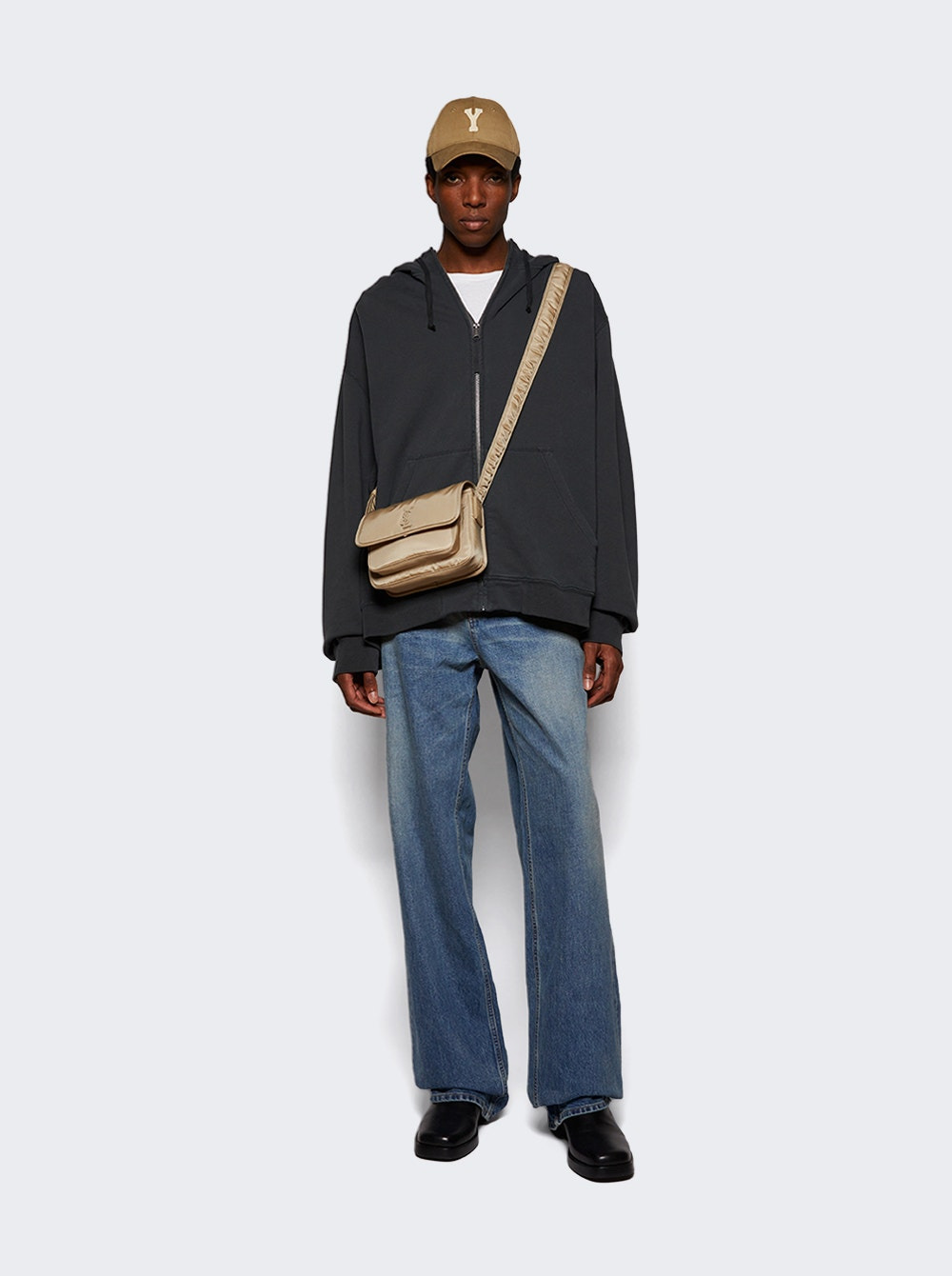 College Y Cap Khaki And Ivory - 4