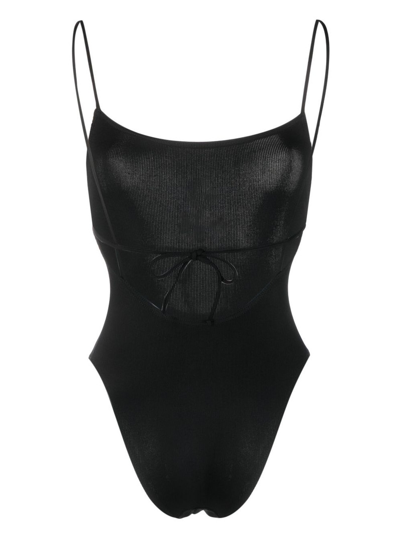 Lido Veintiquattro fine-ribbed swimming suit outlook