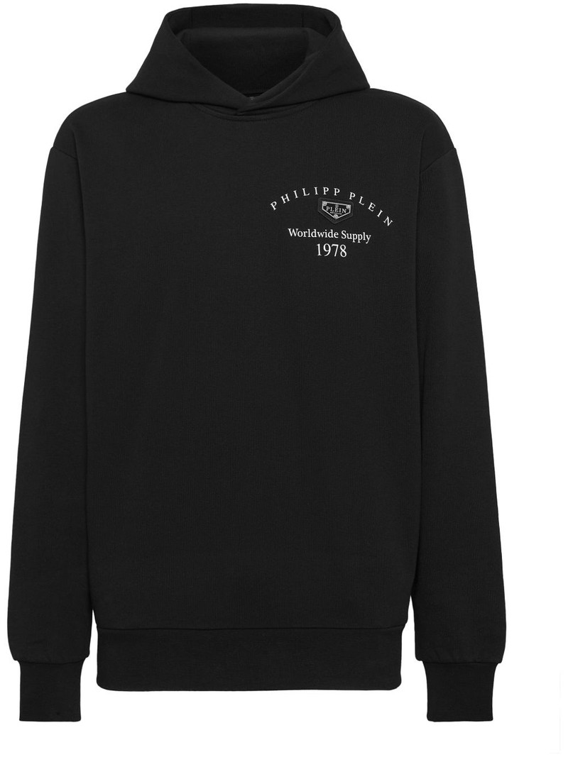 logo-plaque hoodie 1