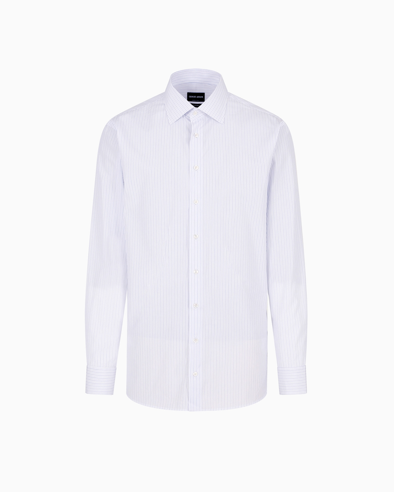 Regular-fit shirt in striped cotton - 1