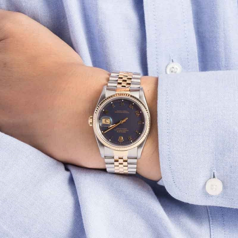 Rolex Datejust 36 16233 Blue Dial - 5