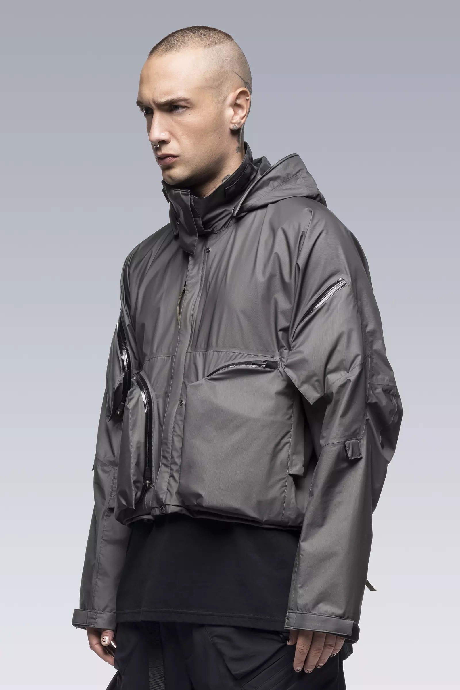 J120K-GTPL 2L Gore-Tex Paclite Plus InterOps Jacket Gray - 46