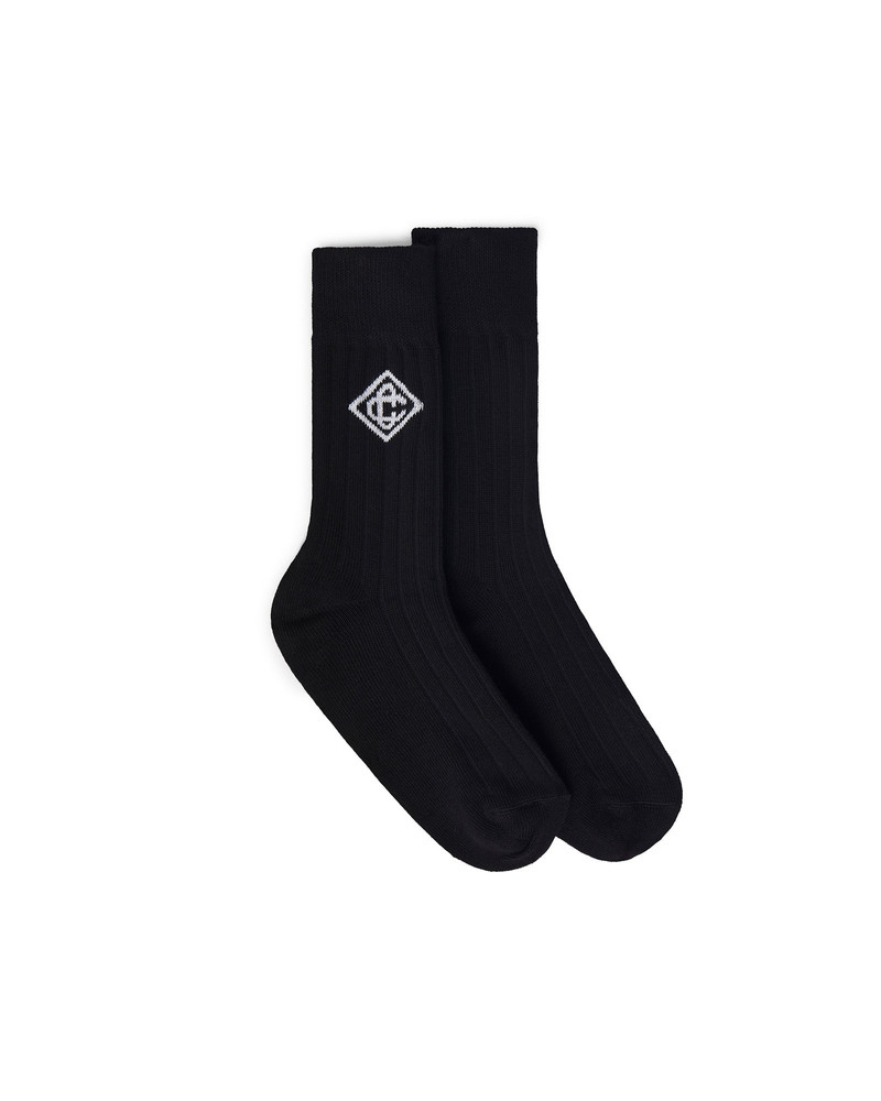 Monogram Logo Dress Socks 1