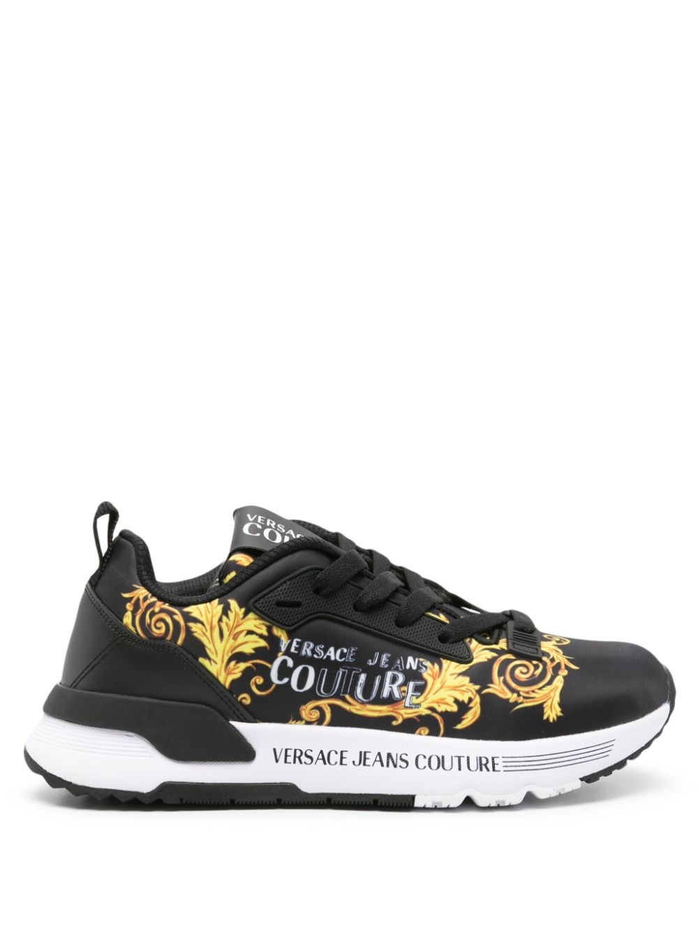 Dynamic Barocco-print sneakers - 1