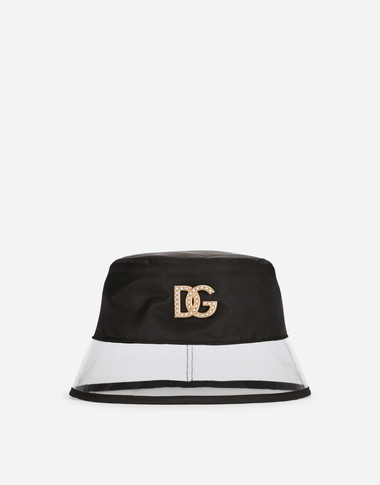 Nylon and PVC bucket hat with DG logo - 1