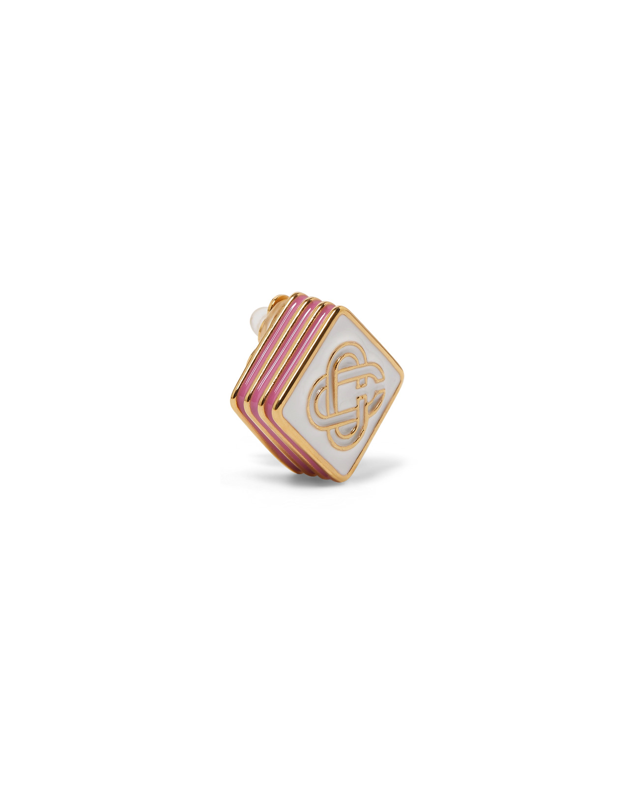 Monogram Logo Stud Earrings | Casablanca Paris - 2
