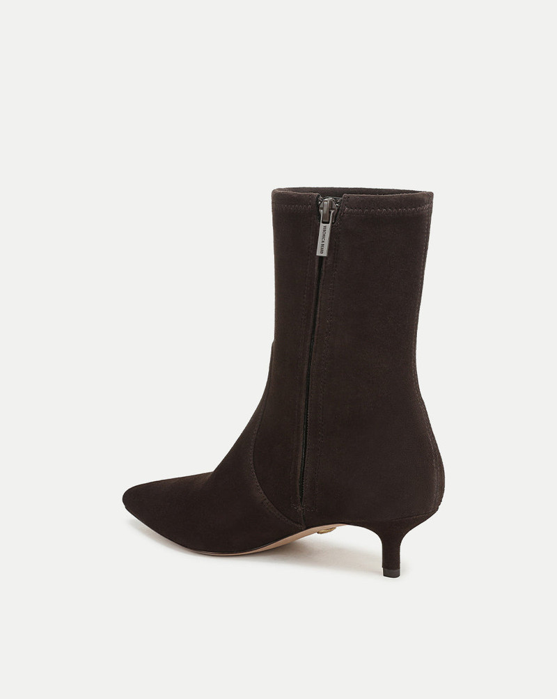 VERONICA BEARD LISA STRETCH KITTEN-HEEL BOOTIE outlook