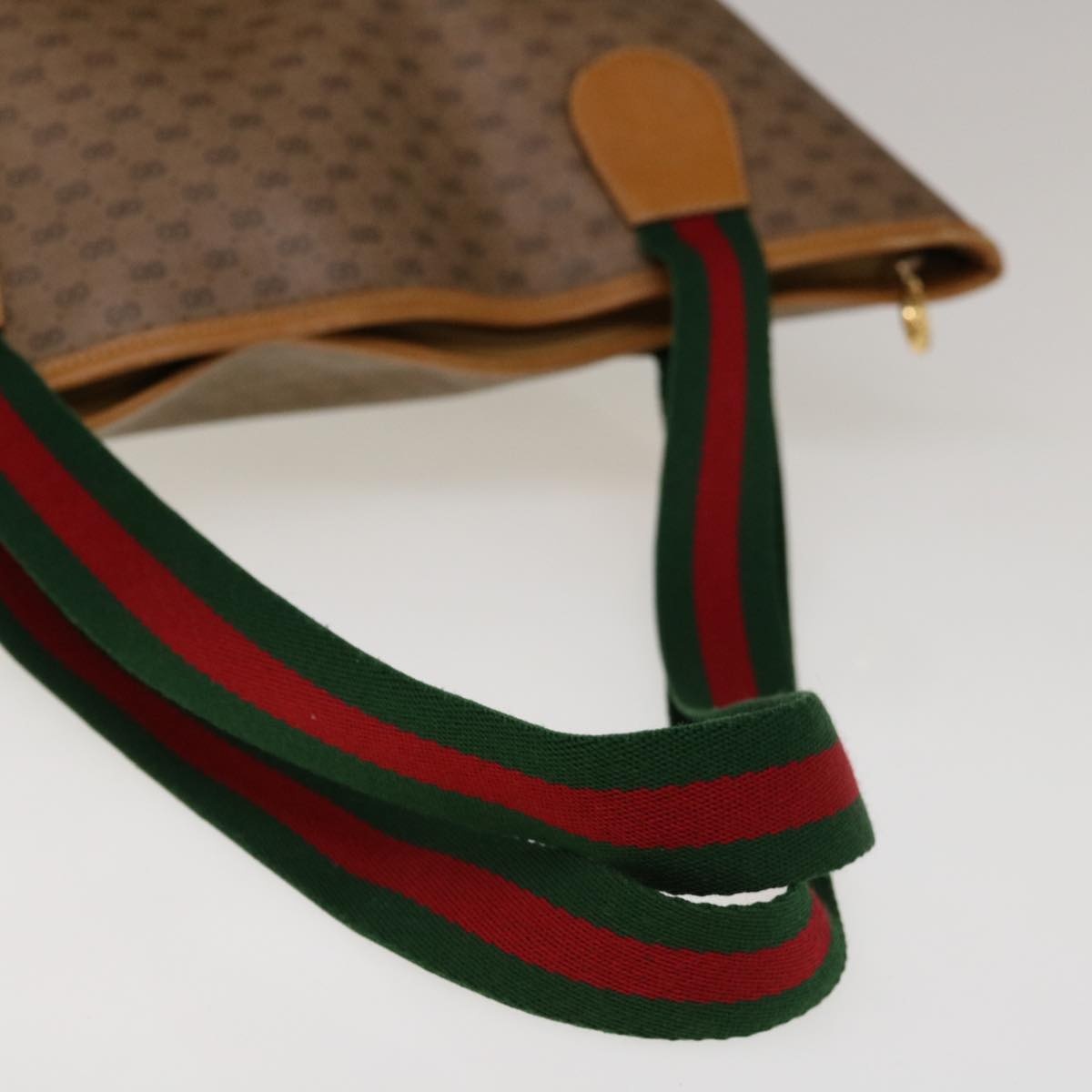 GUCCI Micro GG Supreme Web Sherry Line Tote Bag Beige 002 983 002 983 - 7