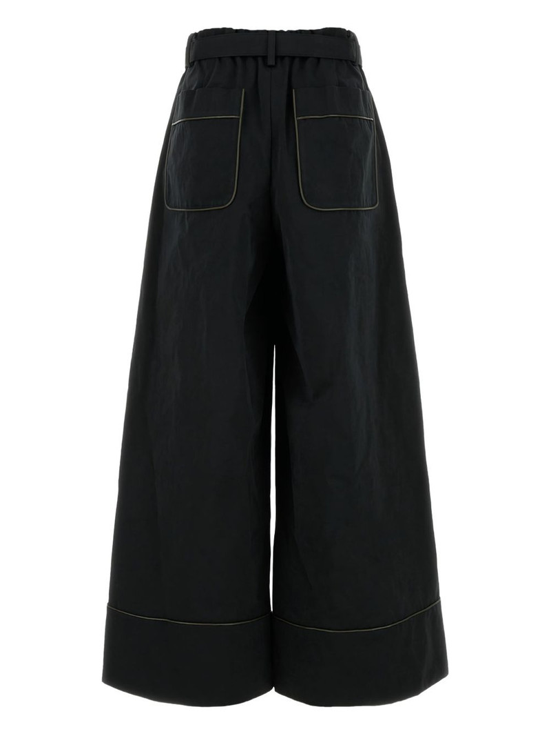 sacai welt-pockets cuffed trousers outlook