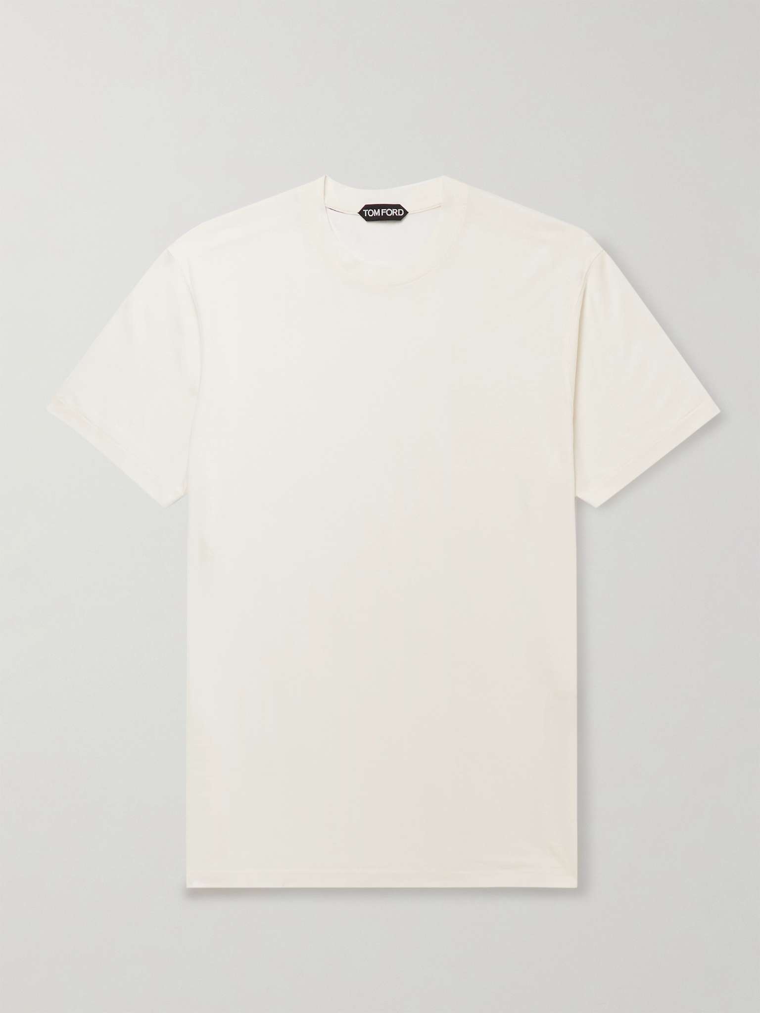 Lyocell and Cotton-Blend Jersey T-Shirt - 1