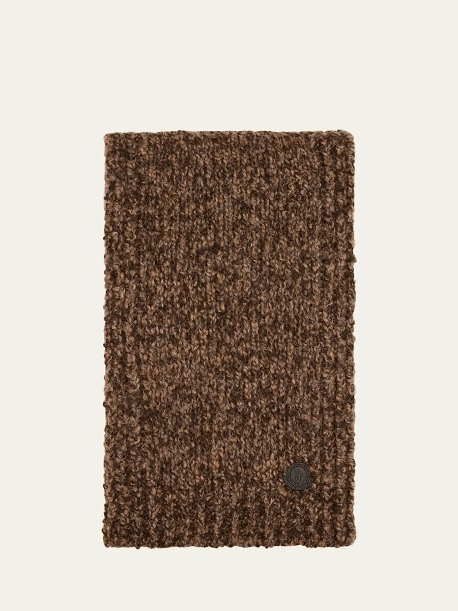 Men's Edit Wool and Alpaca Blend Scarf - 1