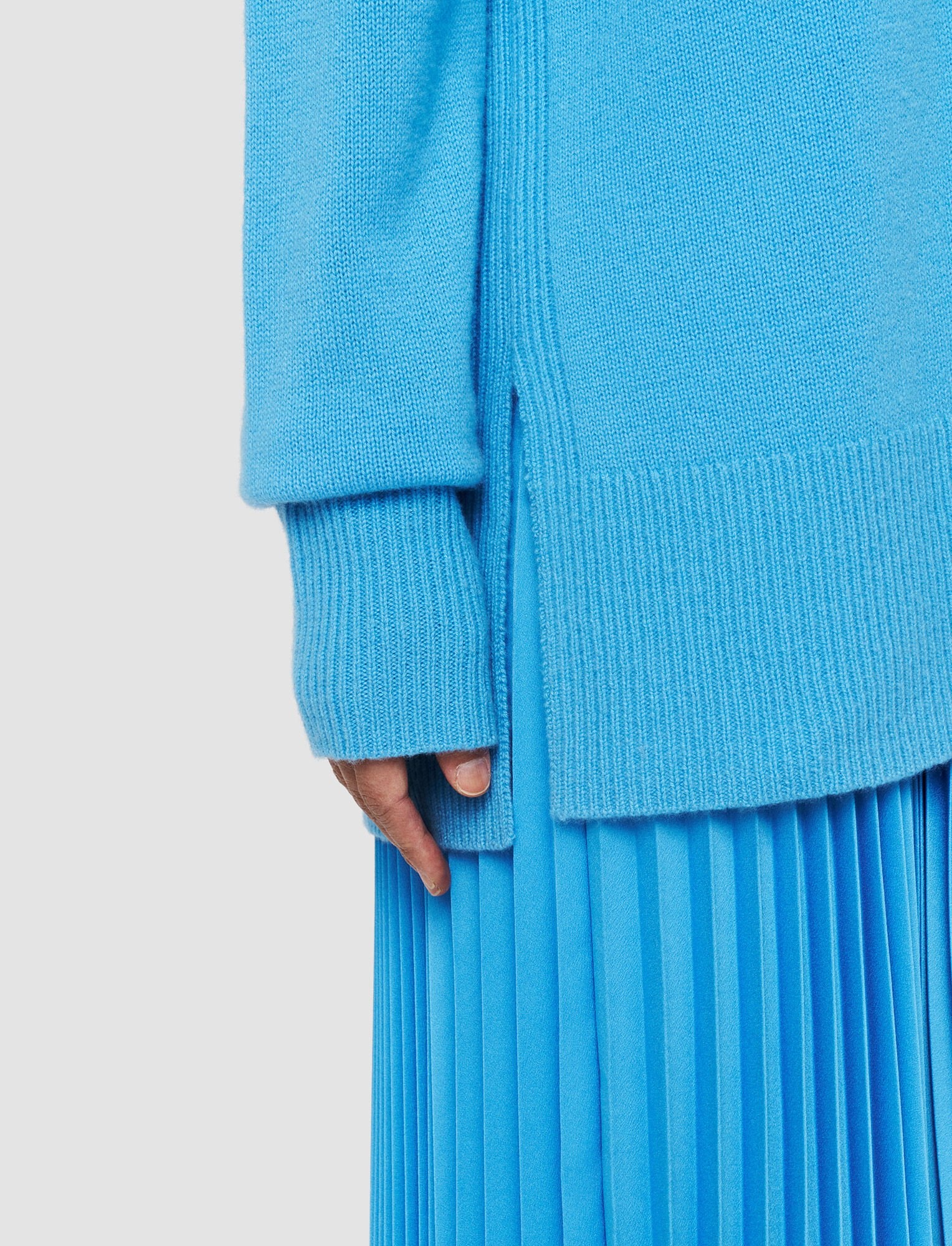 Pure Cashmere High Neck Jumper - 5