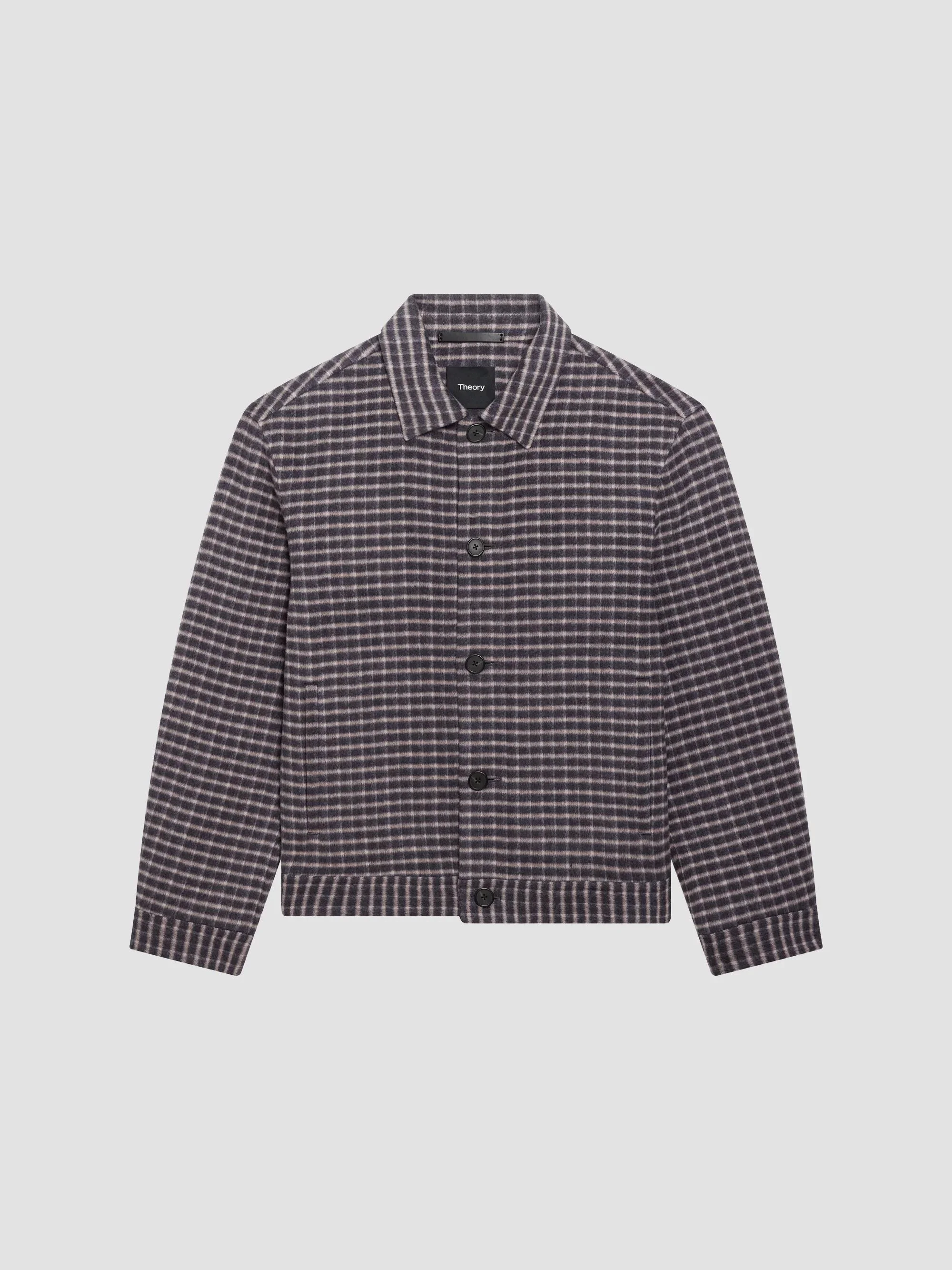 Men's Check Double-Face Jacket - Classic Brown Multi - 1
