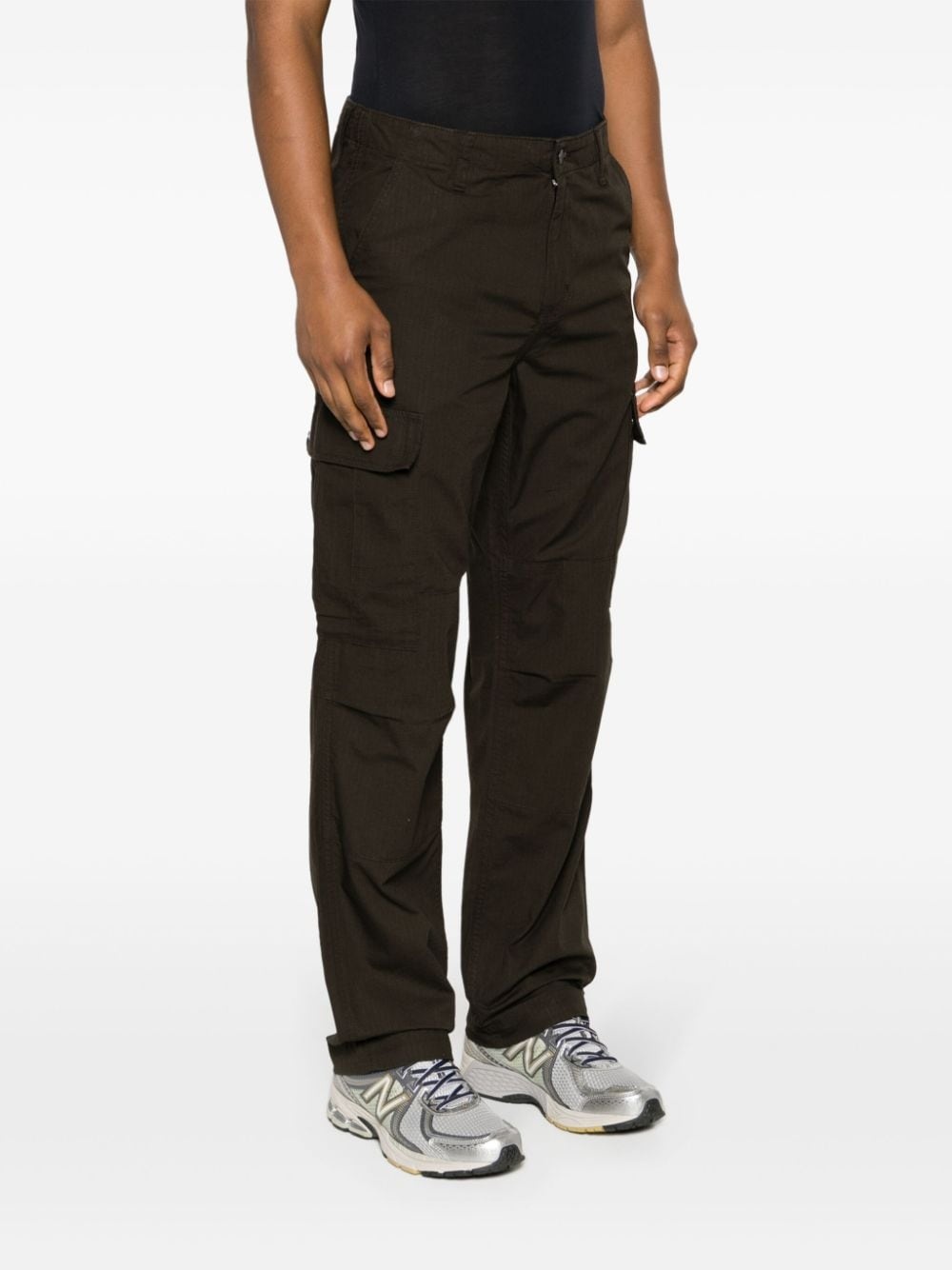 ripstop straight-leg cargo trousers - 3