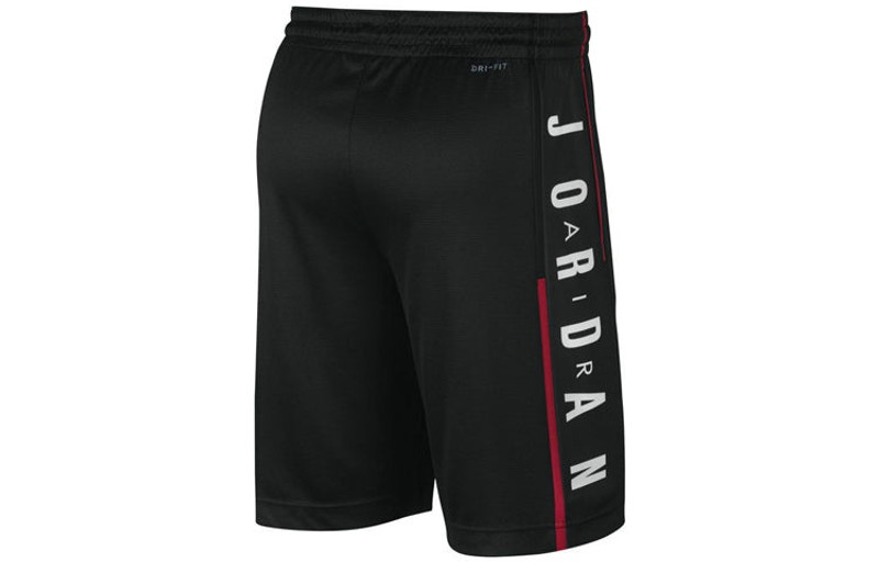 Jordan Air Jordan Rise Alphabet Logo Loose Quick Dry Basketball Sports Shorts Black 888377-010 outlook