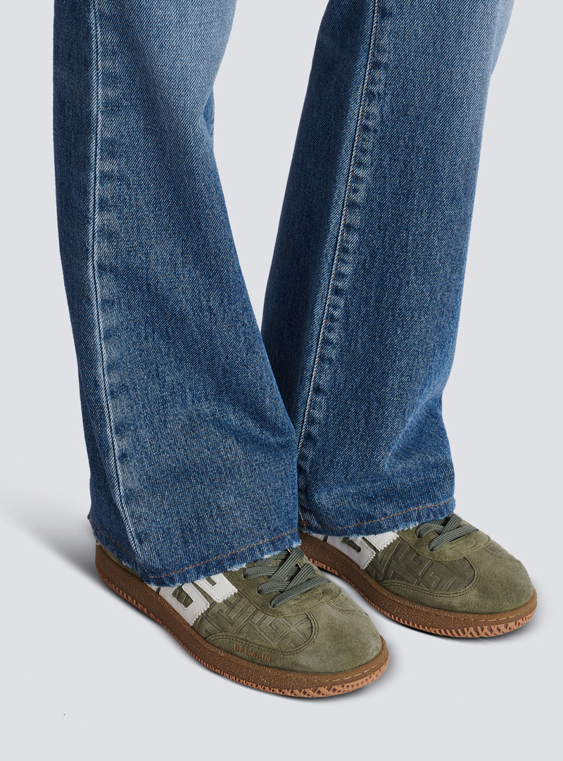 Balmain Suede Balmain Swan trainers outlook