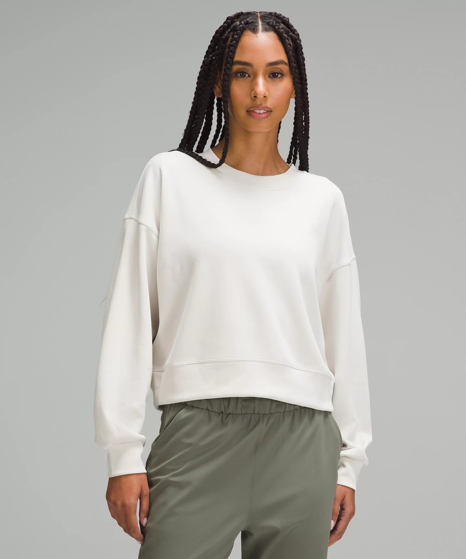 Softstreme Perfectly Oversized Cropped Crew - 1