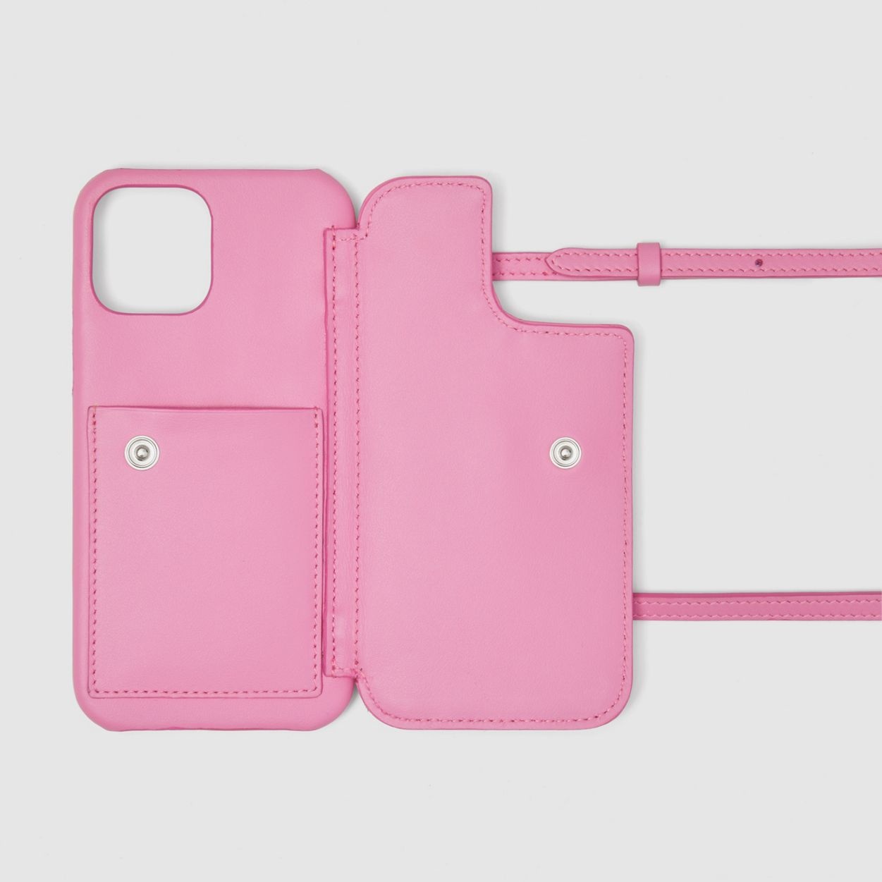 Quilted Lambskin Lola Phone Case with Strap - 7