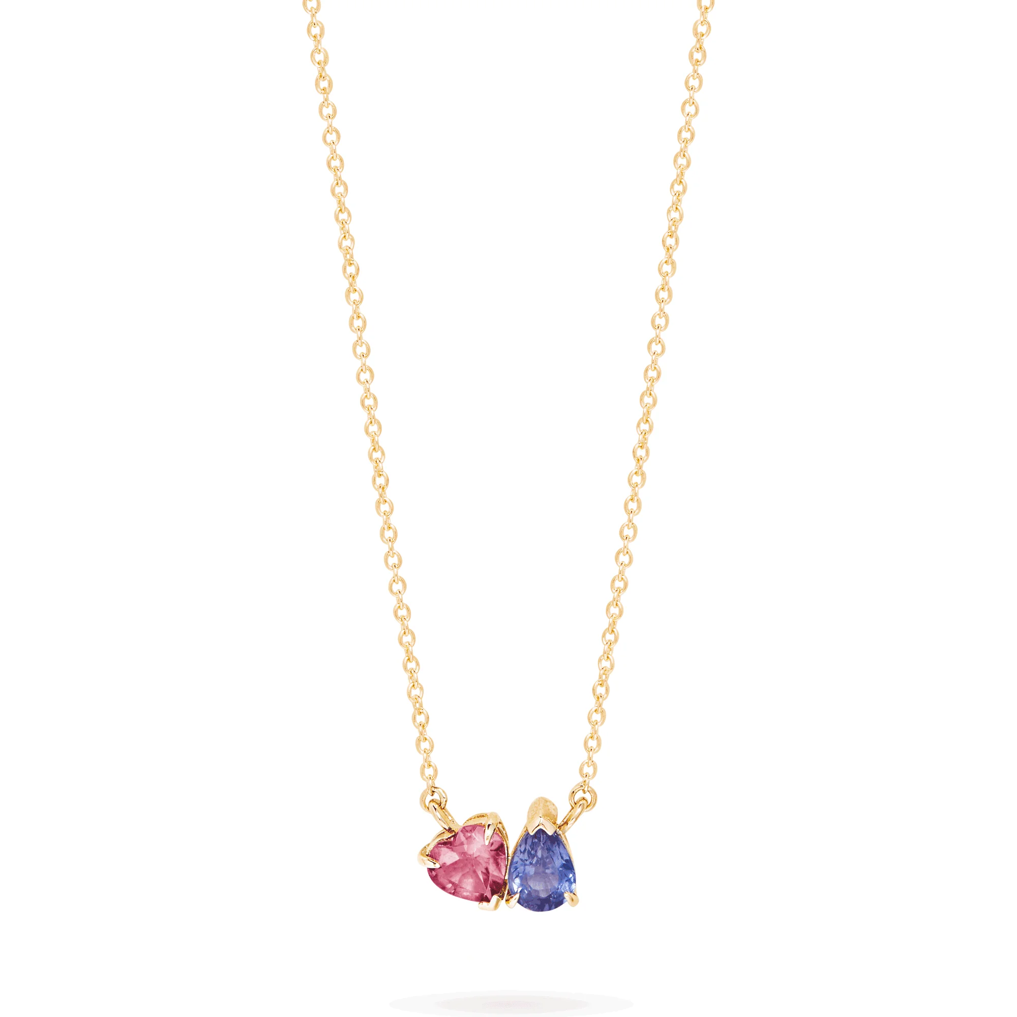 Just the Two of Us Geranium Necklace - 1