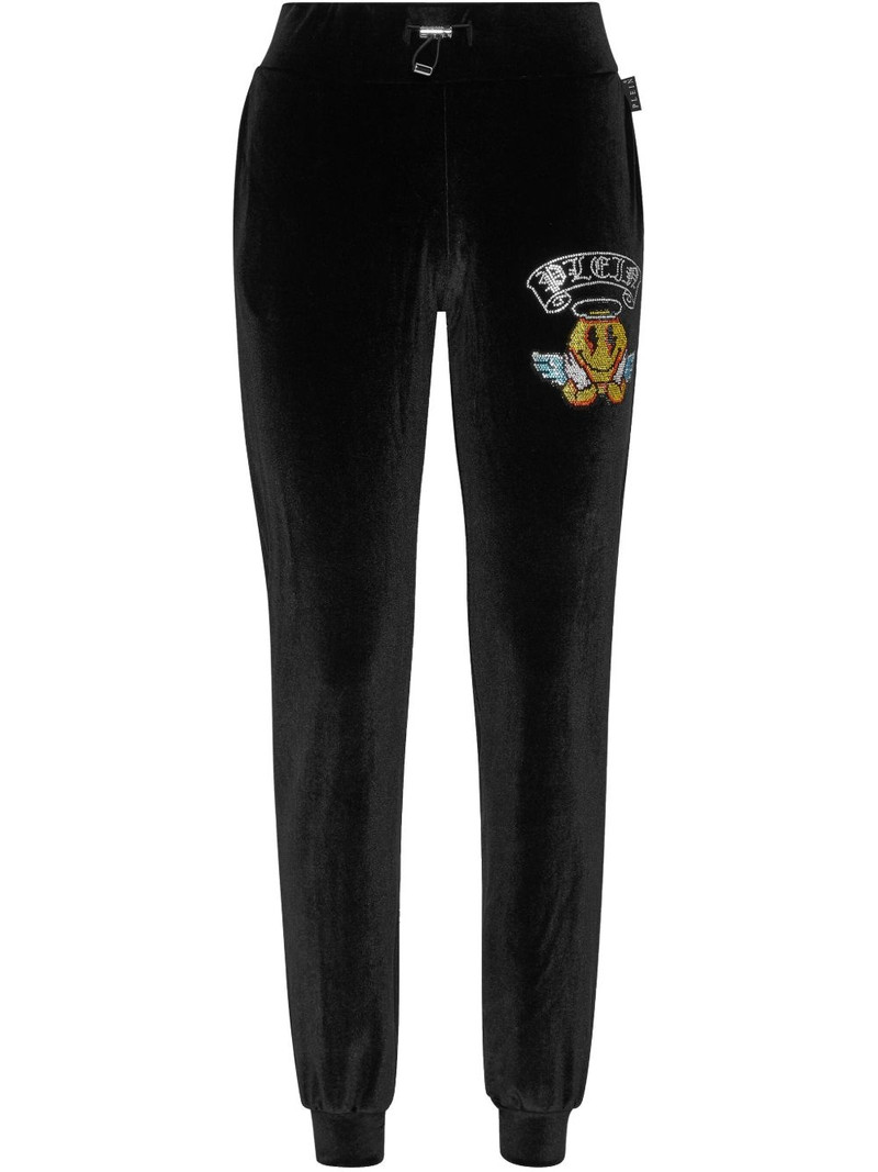 velvet track pants 1