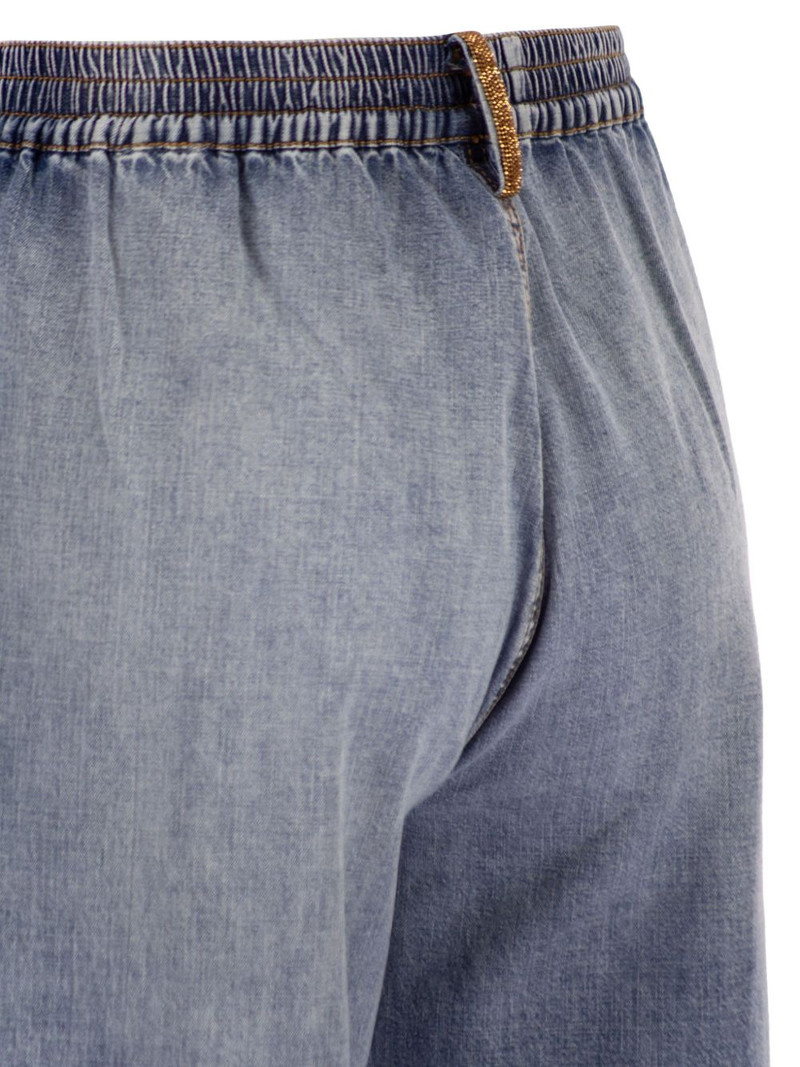 elasticated straight-leg jeans 4